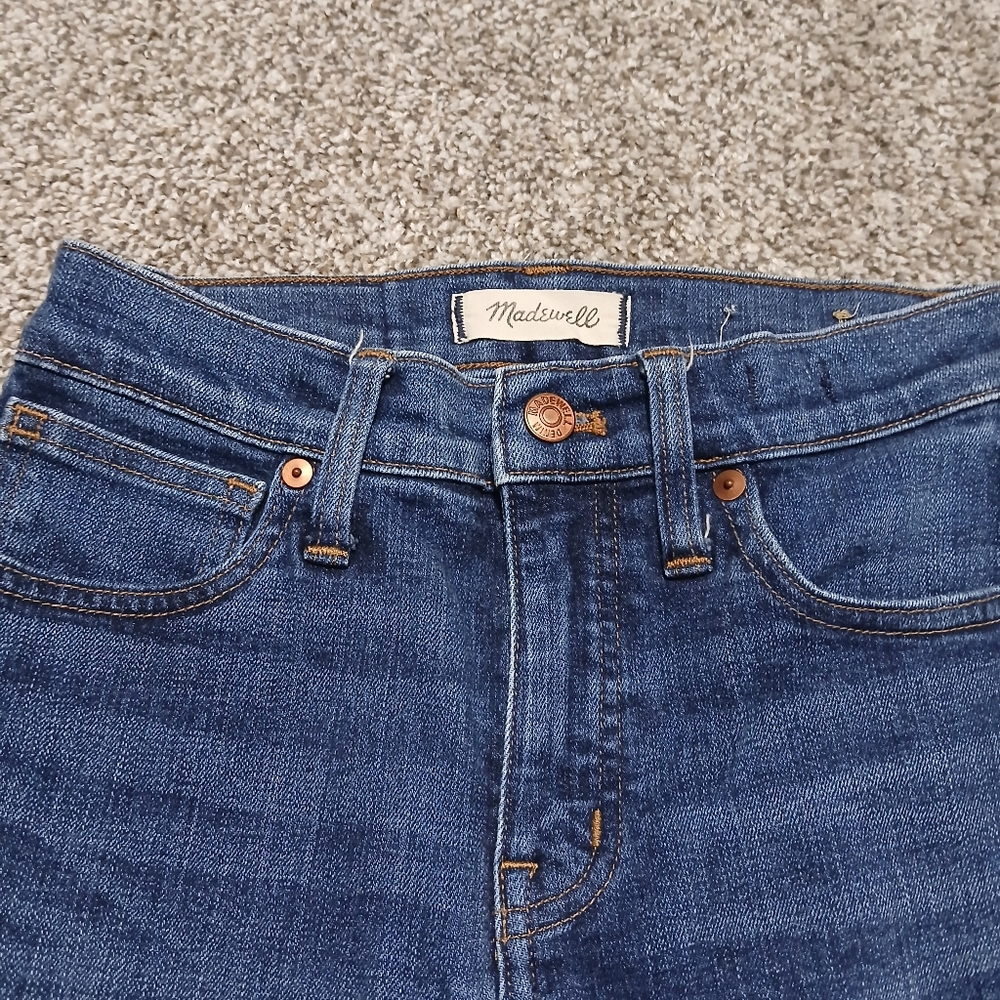 Madewell Classic Blue Women's Jeans‎ Slim Straight - Picture 3 of 11